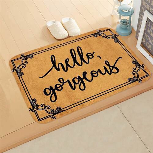 Welcome Doormat Welcome Letters AntiSlip Door Mat Carpet Do