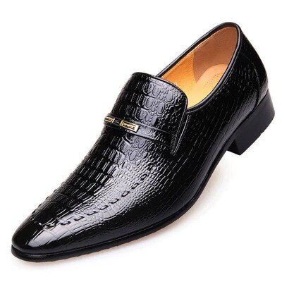 Mens PU Luxury Man Loafers Leather Shoes Top Men Business Dr