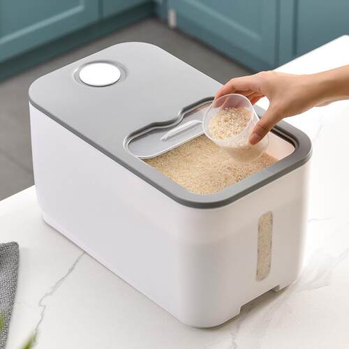 Rice bucket household push-pull kitchen large grain米桶家用