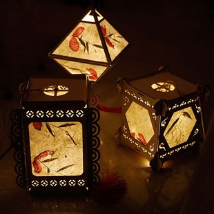 Lamp Lantern Kids Gift Pendants Chinese Style DIY Festival D