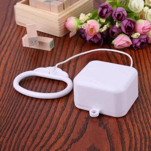 1 pcs Plastic Pull String Clockwork Cord Music Box White Bab