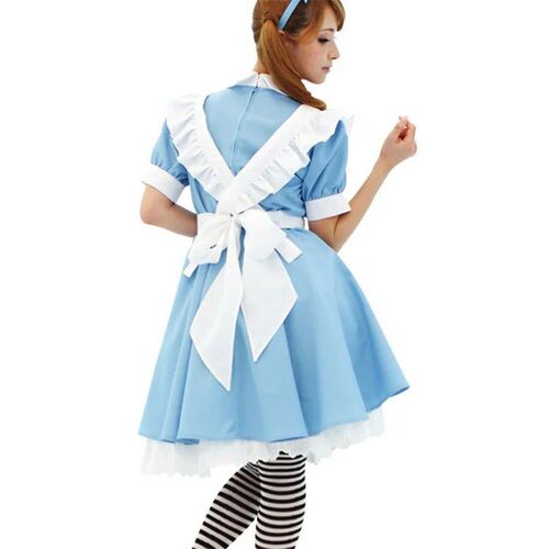 3 Colors Halloween Cute Alice In Wonderland Cosplay Costume