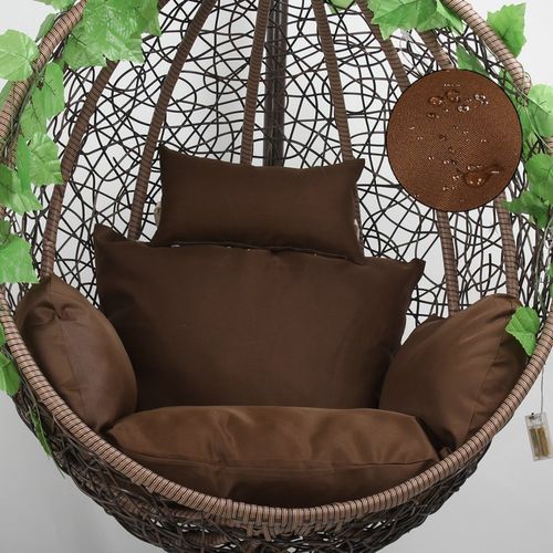 吊篮垫子坐垫靠单人吊兰可拆洗垫鸟巢秋千垫子吊椅摇篮防水椅垫