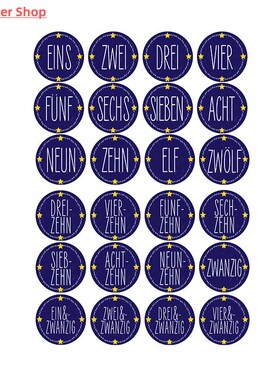 Cute Stickers Christmas Gifts Packaging Labels Creative Numb