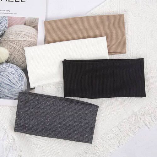Elastic Solid Color Hair Bands for Women and Men Hairband Ru