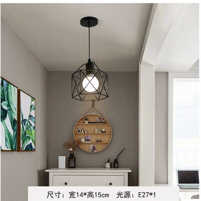 Nordic Wrought Iron Ceiling Lamp Aisle Balcony Lamp Modern S