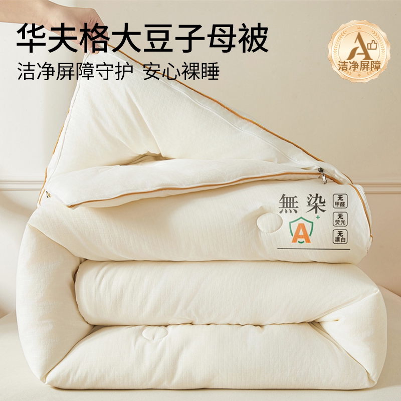 【品质放心】大豆子母被四季通用