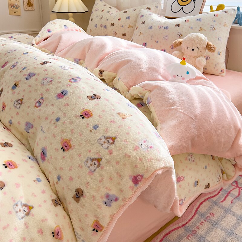【小红书推荐】加厚牛奶绒被套图片