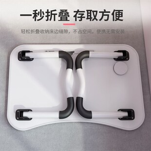 Foldable notebook student dormitory study table bed desk