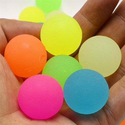 25MM Kids GlowintheDark Floating Bouncy Ball with Random Col