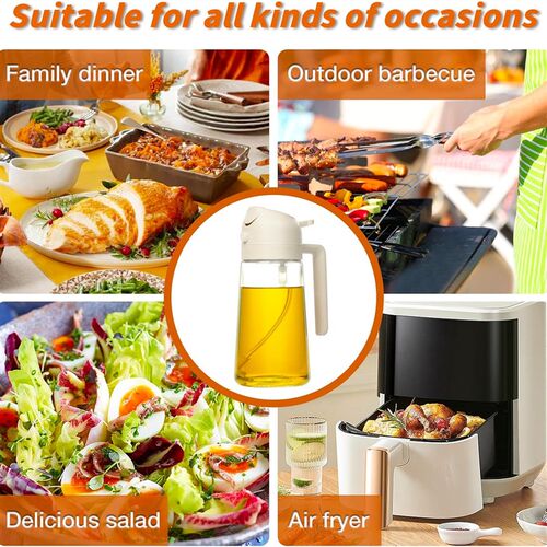 Oil Sprayer Cooking Olive Oil Dispenser Bottle Oil Mister