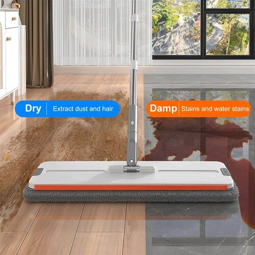 Mop and Bucket with Wringer Set Large Flat Floor Mop and Buc