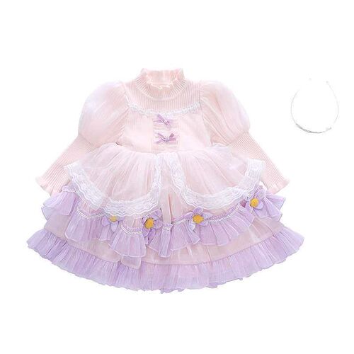 Childrens Wear Childrens Dress New Arrival Baby Girls Fle