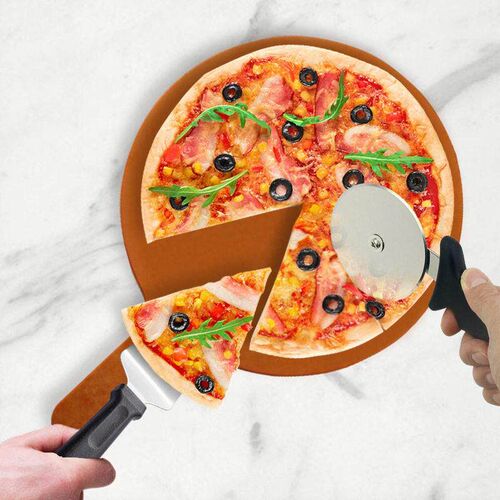 Pizza Cutter Pastry baking Cake Wheel Roller Knife shovel