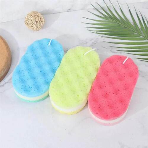 Three-layer Bath Sponge Body Brush Skin Clean Massage Cleani