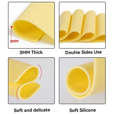 1/3/6/9PCS 15*20*0.3cm Tattoo Practice Fake Skin Sheet Doubl