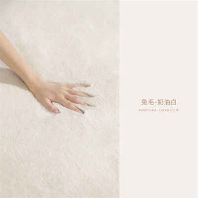 Fluffy Living Room Bedroom Rug Soft Plush Carpet Floor Mat毯