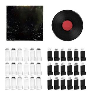 L9BE Invisible Album Record Shelves 18PCS Acrylic