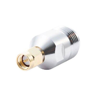RF Adapter All Brass N-SMA-JK (50ohm) N Male to SMA Female