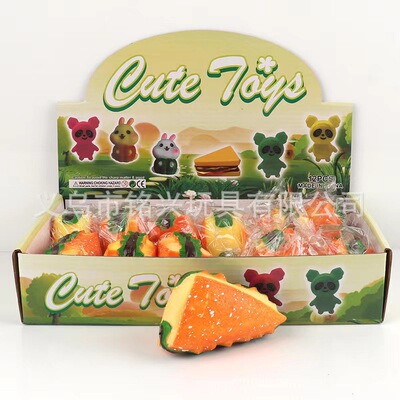 Squishy food sandwich bread vent Toy squeeze面包减压捏捏乐