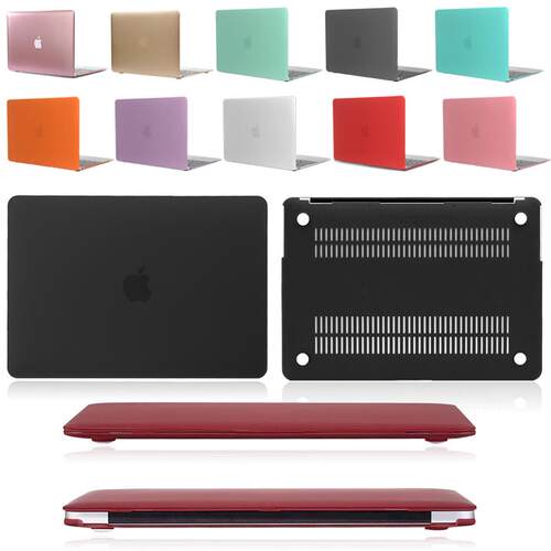 Pure Color Laptop Case for  Macbook Air 13 A1932 Touch ID/Pr