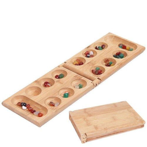 Game Mancala Board Chess Games Afrcan Kds Wood Checkers