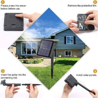 LED Solar Fairy Lights Outdoor Solar Fairy Lights,12M