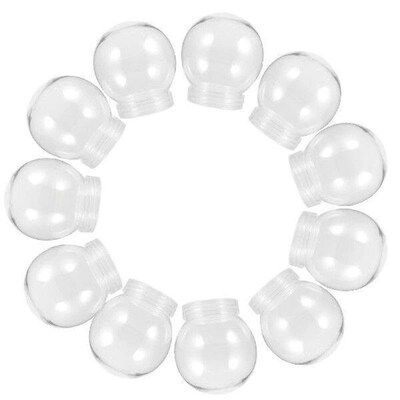 10 Pcs DIY Transparent Plastic Water Ball Snowball with