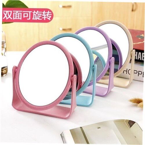 shun 7 double-face rotatin mirror table mirror simple