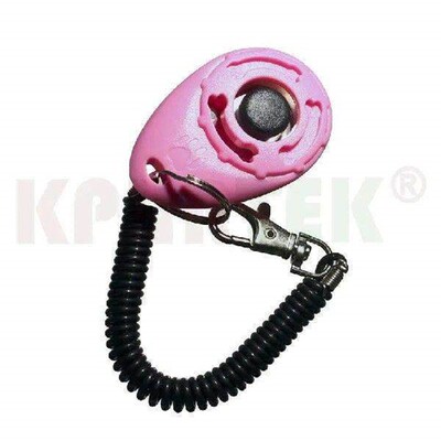 4 pcs Pet Dog Cat Button Click Clicker Trainer Training