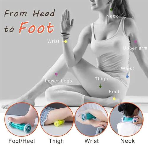 Massage Ball & Foot Roller, Spiky Ball, Lacrosse Ball Massag