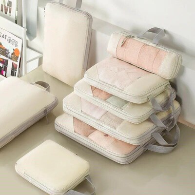 Compression Packing Cubes for Suitcases Travel Accessories E