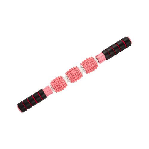 Three-ball mace three-round hand-held yoga massage stick fit