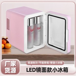 Car Home Dual-use Beauty Mirror Mini Refrigerator Refrigerat