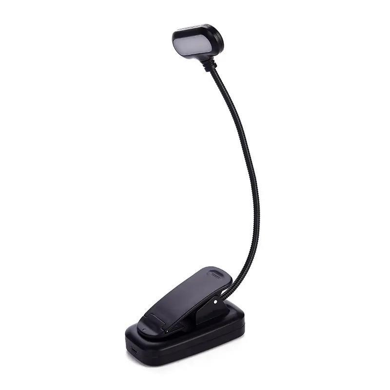 LED dimming hose small desk lamp mini book clip lamp阅读台灯图片