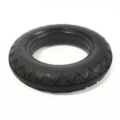 1 Pc Electric Scooter Solid Tire 6 Inch Solid Black Rubber
