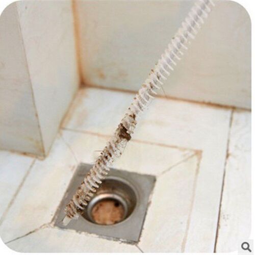 Flexible Pipe Brush Drain Cleaner Pool Brush Sink Hair Remov