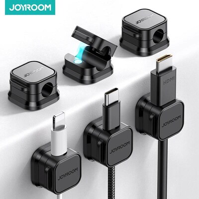 Joyroom Magnetic Cable Clips Cable Smooth Adjustable Cord Ho