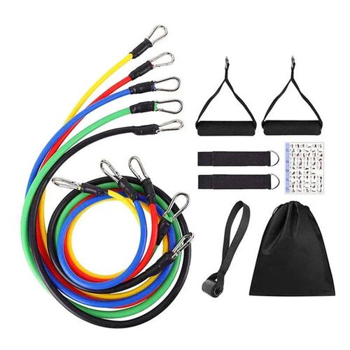 11pcs/Set Pull Rope, Resistance Bands, Portable Fitness Equi