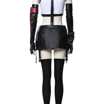 Final Fantasy VII Kostum Cosplay Tifa Lockhart Kostum Karnav