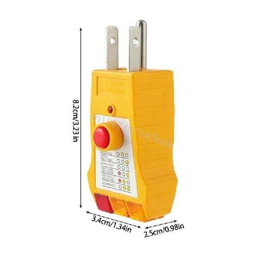 High Performances Outlets Circuit Tester Ensuring Proper