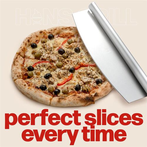 Pizza Cutter Rocker Blade Slicer Rocking Rocker Knife