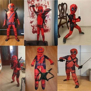 Kids Superhero Cosplay Costumes Deadpool Costume Superhero K