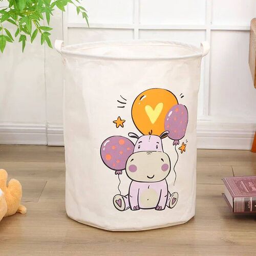 Animal Laundry Toys Organizer Basket Large Cartoon  Barrel B