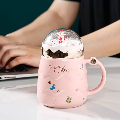 2021 Christmas santa claus cup ceramic mug exquisite gift