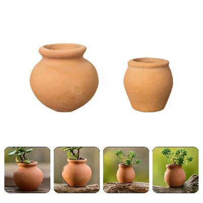 6 Pcs Flower Pot Succulent Plant Mini Terracotta Planter