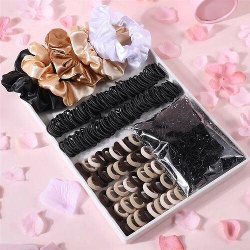 2155Pcs Girls Colorful Hair Bands Set Nylon Elastic Rubber B