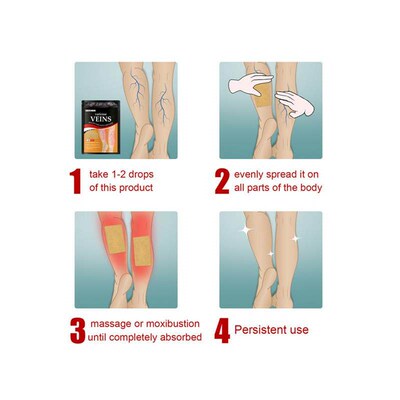 Venous health patch relieves varicose feet 静脉保健贴