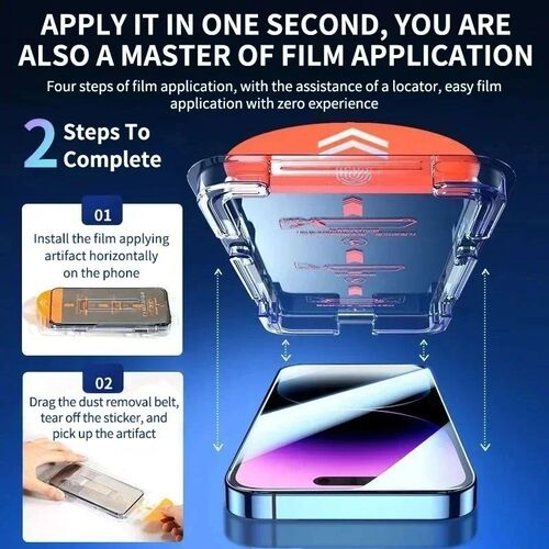 3Pcs Oleophobic Coating Dust Free Easy Installation Screen P
