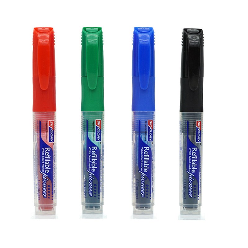 4pcs/set Erasable Whiteboard Marker Pen Set Ink Repeated图片